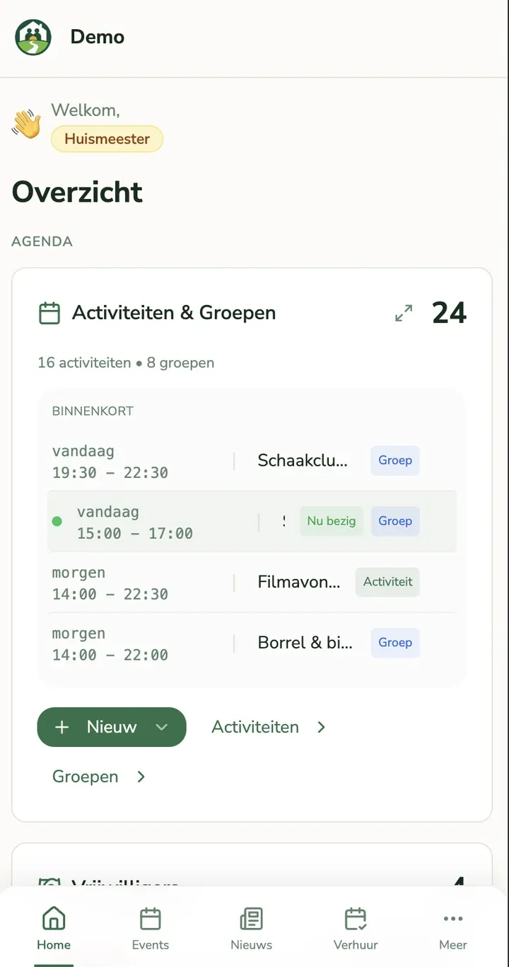 Het beheer op je telefoon